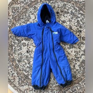 MEC Toaster Snowsuit Size 3T Blue Warm Winter Snow Farm Western Ski Homestead